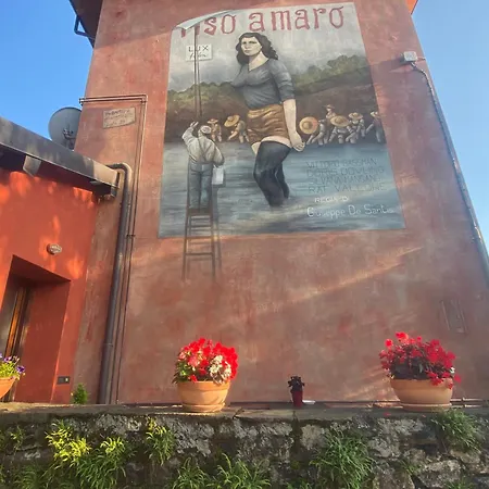 La Casa Rosa Di Riso Amaro Lejlighed *